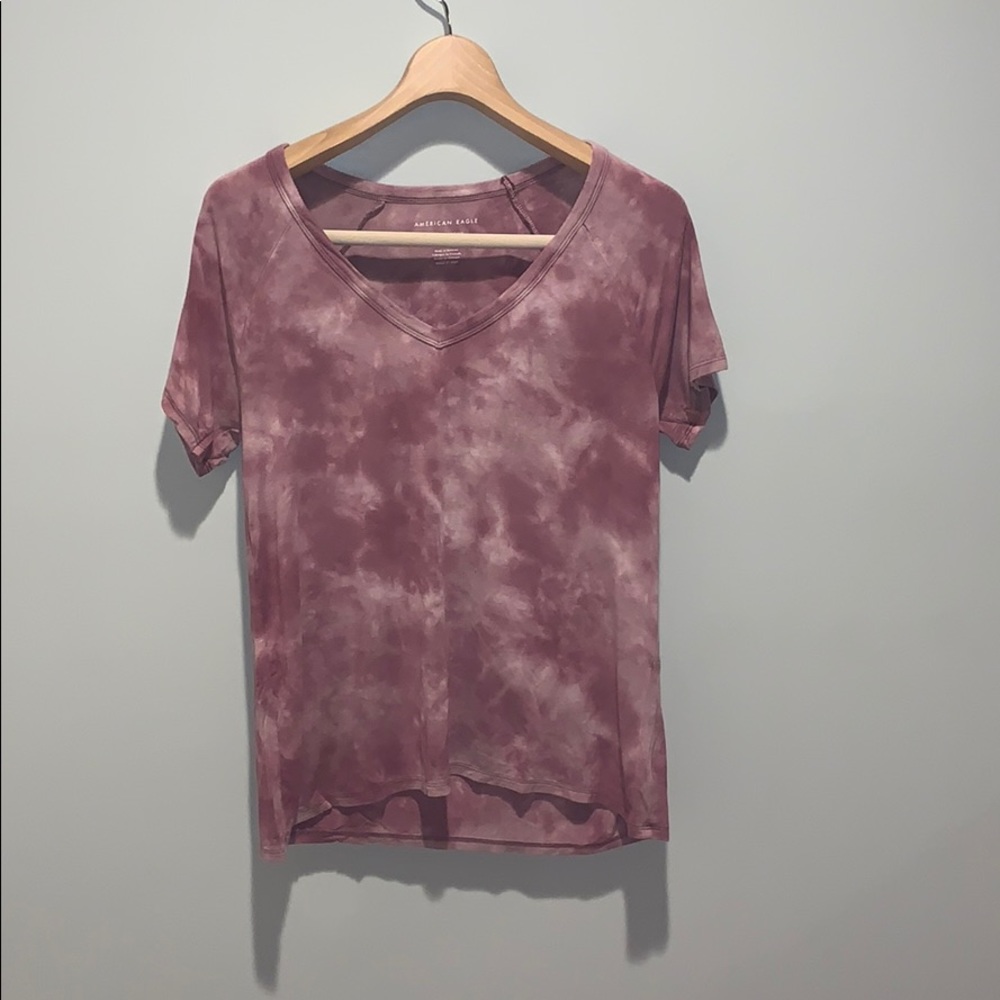 Pink Tye Dye American Eagle Tee Shirt